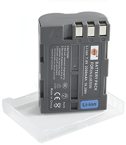 DSTE EN-EL3E ENEL3E Ersatz Batterie Akku Kompatibel mit Nikon D30 D50 D70 D70S D80 D90 D100 D200 D300 D300S D700