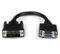 StarTech.com Adaptador Conversor de 20cm para Monitor de Ordenador DVI-I a VGA - DVI-I Macho - HD15 Hembra - Cable Convertidor Negro