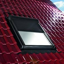 Roto Original Außenrollladen ZRO - Rollladen Manuell mit Kurbel - Doppelwandige Alu-Lamellen - Außenrollo Dachfenster Baureihe Designo R6/R8 - Größe 065/098 | 06/09 - Farbe Anthrazit Metallic