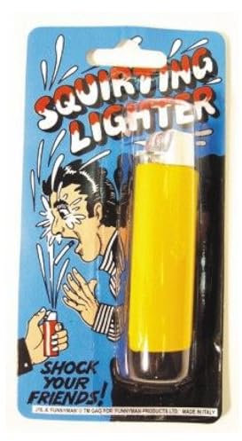 Briquet vert hilarant à gicler (lot de 1) – Accessoire parfait pour les fêtes, cadeaux de plaisir, fourmis de bureau, etc