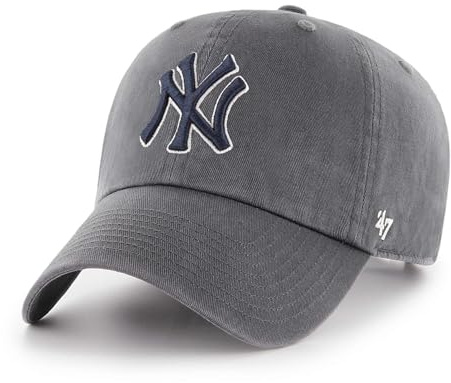 47 MLB Caps verstellbar Klettverschluss Baseball Kappe gebogener Schirm Teamlogo