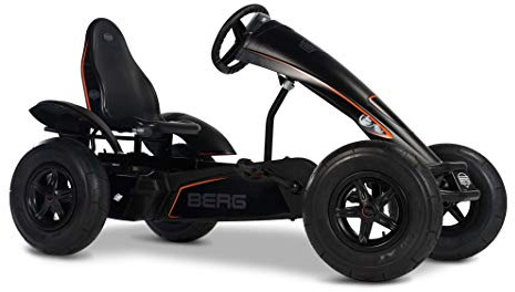 BERG XL Black Edition BFR Gokart | Premium Tretfahrzeug mit BFR System | Verstellbarer Sitz für Kinder und Erwachsene | Robuster Stahlrahmen