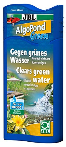 JBL Algo Pond Green 26065 Wasseraufbereiter gegen Schwebealgen im Gartenteich, 500 ml