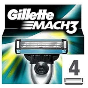 Auslaufmodell Gillette Mach 3 Kartusche – 4 Stück