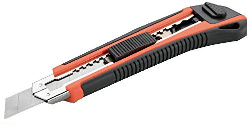 Alyco Orange (HR) - Cúter con Cuchilla Fragmentable de 9 mm y Guía Metálica - 170812