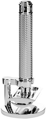 MÜHLE Traditional Rasierset - Rasierhobel mit geschlossenem Kamm und Ständer aus verchromtem Metall