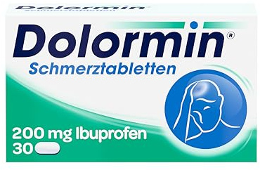 Dolormin Schmerztabletten 200 mg Ibuprofen bei Schmerzen und Fieber, 30 St. | Schnelle Hilfe bei Schmerzen und Fieber – Dolormin® Schmerztabletten