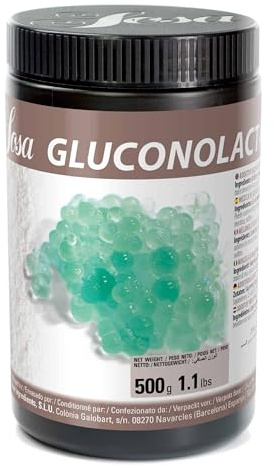 SOSA Gluconolactato - Ingredientes técnico culinario para esferificación - Formato 500grs - Uso professional