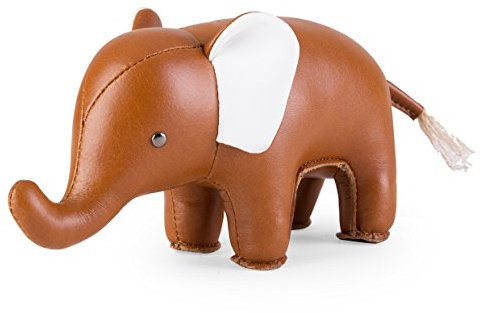 Briefbeschwerer Classic Elefant Tan/Weiß Züny