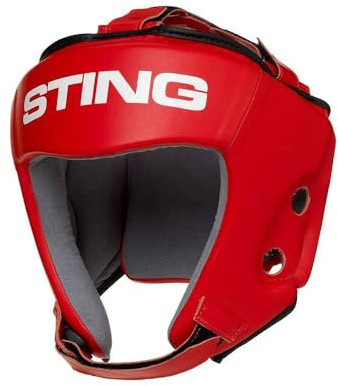 STING Super Series Casque de Boxe Homme XL Rouge