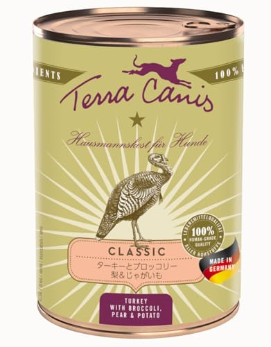 Terra Canis Pute mit Brokkoli, Birne und Kartoffel, 12er Pack (12 x 400 g)