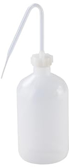 hünersdorff Sprutflaska 500 ml, LD-PE, livsmedelssäker, för särskilt fin dosering, med stabilt sprutrör, för kök, laboratorium eller hobby, transparent