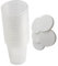 Lot de 80 gobelets à médicament avec couvercle Transparent