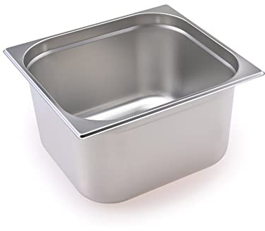 TeknoStahl GN Behälter Gastronorm 2/3 Edelstahl (200 Millimeter)