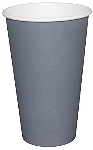Fiesta Hot Cups Single Wall Charcoal - 340ml (12oz) (Box 1000)