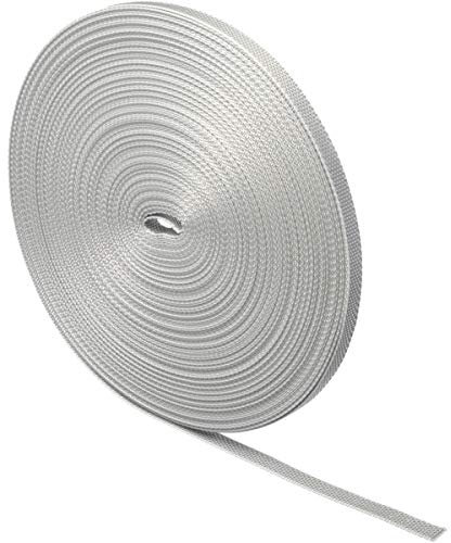 Schellenberg 11421 Cintino avvolgibili 14 mm x 50 m-Sistema Mini, Cinghia tapparella Grigio