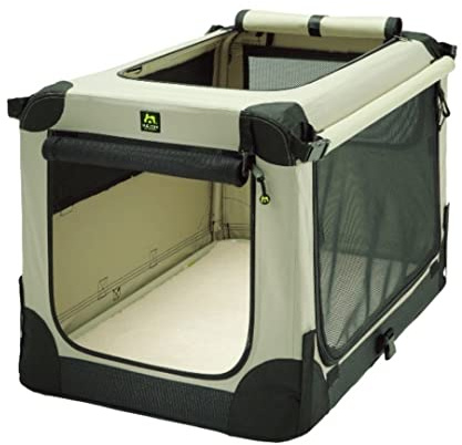 Maelson Soft Kennel faltbare Hundebox -beige - XXS 52 - (52 x 33 x 33cm)