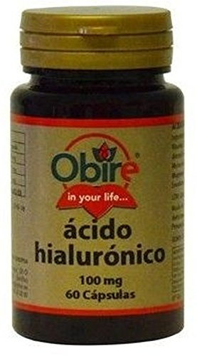 Ácido Hialurónico 100 mg. 60 cápsulas de Obire