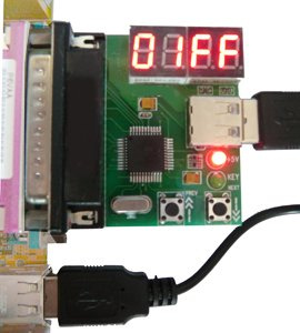 KALEA-INFORMATIQUE Externer Motherboard-Tester über LPT-Parallelport, 4-stellige Anzeige. Ermöglicht die Überprüfung des Post