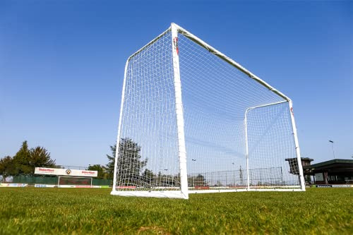POWERSHOT® fotbollsmål 5 x 2 m PRO – tillverkad i Tyskland – superstabil uPVC och superdesign, väderbeständig, med klicksystem och valbara tillbehör