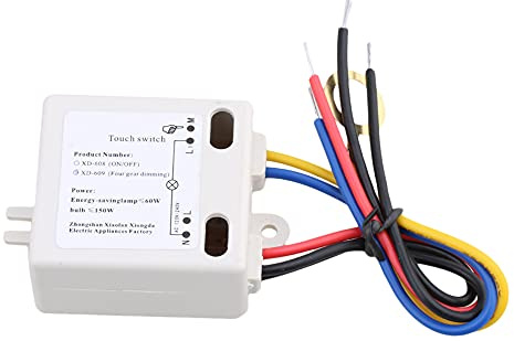 BQLZR xd-609 4 modalità touch On/Off interruttore sensore per 220 V tungsteno lampada