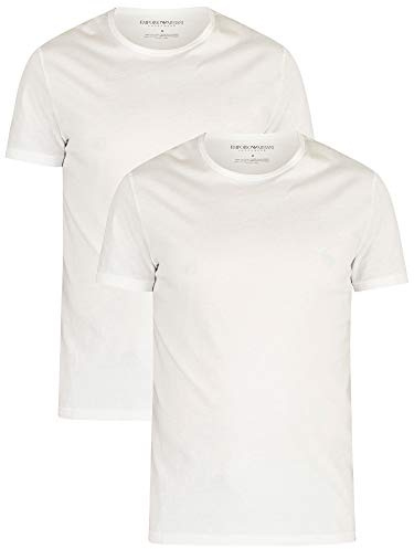 Emporio Armani Herren 111647cc722 Schlafanzugoberteil, 2 Weiss, M EU