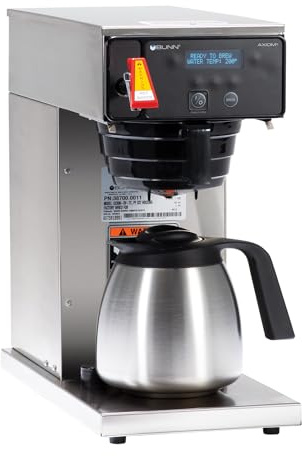Bunn 38700.0011 Axiom-DV-TC Dual Voltage Commercial Thermal Coffee Brewer, Black/Stainless (120V Standard)