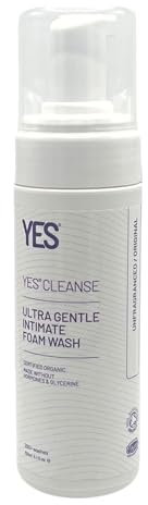 YES® CLEANSE | pH-Angepasste Intimpflege für Damen | Bio-Zertifiziert | Rein & Natürlich | Unparfümiert | Sanft Schäumende Intimwaschlotion (150ml)