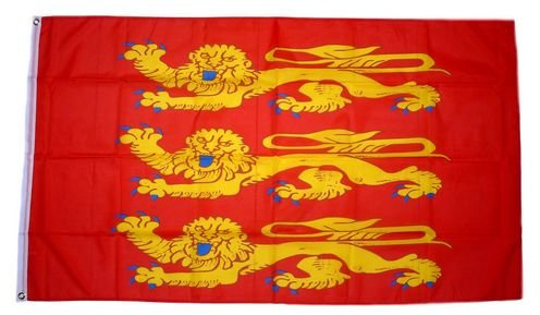 Fahne/Flagge Frankreich - Haute Normandie 90 x 150 cm