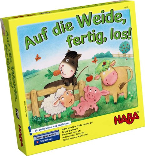 HABA 4937 Auf die Weide, fertig, los!