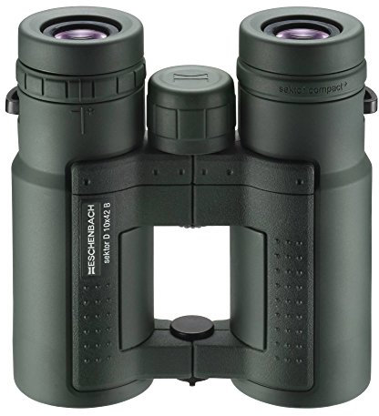 Eschenbach Optik Sektor D compact+ Fernglas 10x42 – der leichte Allrounder für gehobene Ansprüche für Wanderung, Vogelbeobachtung, Wildbeobachtung in der Natur - geeignet für Brillenträger