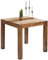 FineBuy Esstisch Massivholz Sheesham Esszimmer-Tisch Holztisch Design Küchentisch Landhaus-Stil braun Größe wählbar