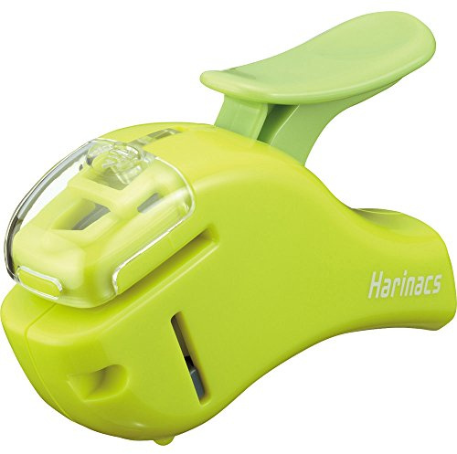 Kokuyo Harinacs häftapparat utan häftapparat, kompakt alfa, upp till 5 ark bindning, grön, Japan Import (SLN-MSH305G)