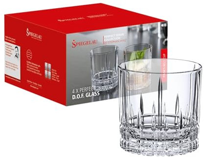 Spiegelau & Nachtmann 4500177 - Juego de 4 Vasos de Whisky Tipo Single Old Fashioned (Cristal, 270 ml)