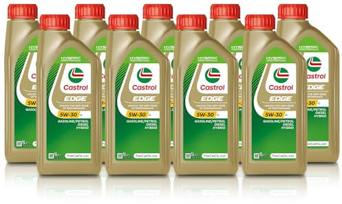 9x 1 L = 9 Liter Castrol Edge Fluid Titanium 5W-30 LL Motoröl