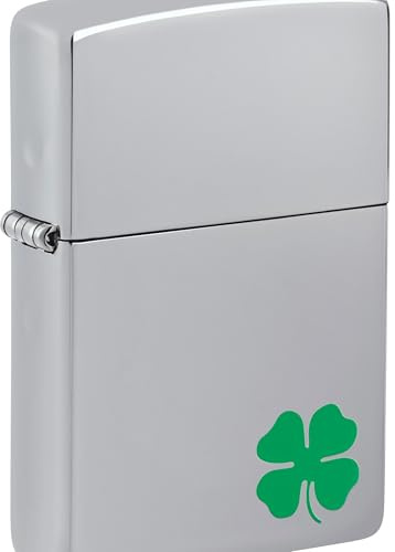 Zippo Original A bit Luck Lighter - Mechero, Color Color Plateado