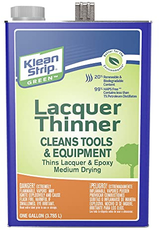 Klean-Strip Green GKGL75008 Lacquer Thinner, 1-Gallon