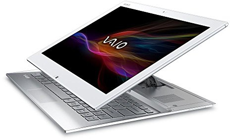 Sony VAIO Duo SVD1322X2EW 33,8 cm (13,3 Zoll Touch) Convertible Ultrabook (Intel Core i5-4200U, 1,6Ghz, 8GB RAM, 128GB SSD, Intel HD 4400, 3G/HSPDA, NFC, Win 8, Touchscreen) weiß