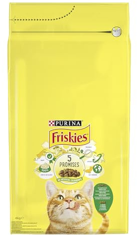 Purina Friskies vuxen katt med kanin, kyckling och grönsaker - 4 kg