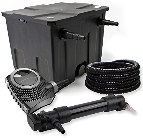 Filtro set estanque 12000l 36W UVC Clarificador NEO8000 70W Bomba Tubo jardin
