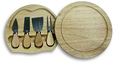Coffret en bois Set de 4 couteaux à fromage