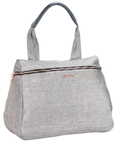 LÄSSIG Baby Wickeltasche Handtasche Stylischer Wickelrucksack inkl. Wickelzubehör/Glam Rosie Bag