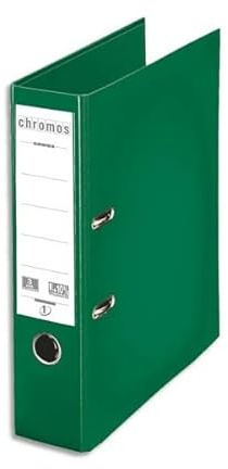Esselte raccoglitore a leva, per l'archiviazione, copertina in plastica, A4 verde