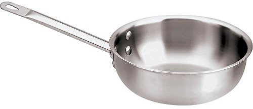 Paderno 12513-24 Casseruola Bombe, 24 cm, Acciaio Inox