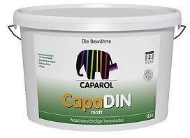 Caparol CapaDIN Innenwandfarbe 5 Liter weiß