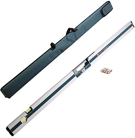 Bosch Professional Numérique électonique GIM 120 (plage de mesure : 0-360º, longueur : 120 cm) Bleu
