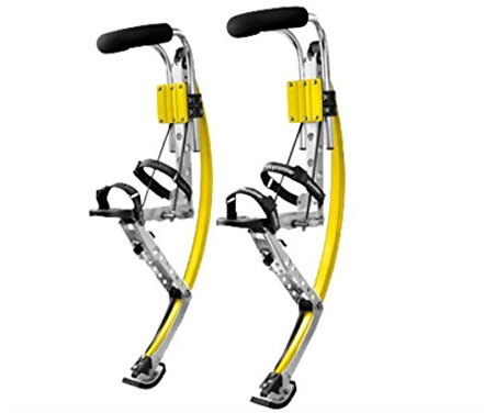Skyrunner Känguru-Schuhe für Erwachsene, Herren, Damen, zum Fitness-Training (50-70 kg) Sprungfeder-Schuhe (Gelb)