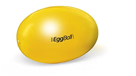 Original PEZZI Eggball Standard 45 cm gelb Sitzball Gymnastickball Pezziball