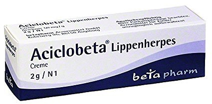 Aciclobeta Lippenherpes Creme 2 g by betapharm Arzneimittel GmbH