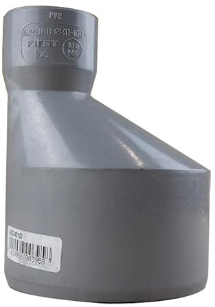 First Plast - Raccord PVC évacuation - Réduction PVC excentrée Mâle Femelle 100/40 -